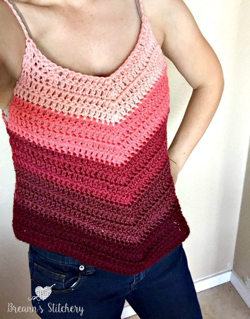 Ombre Crochet Tank Top Hooked On Homemade Happiness