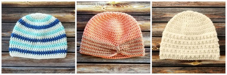 Twisted Beanie Crochet Pattern Cal For A Cause Hooked On Homemade