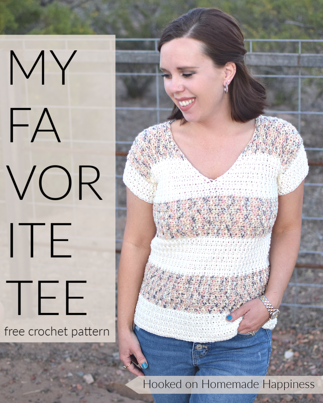 My Favorite Tee Crochet Pattern Hooked On Homemade Happiness