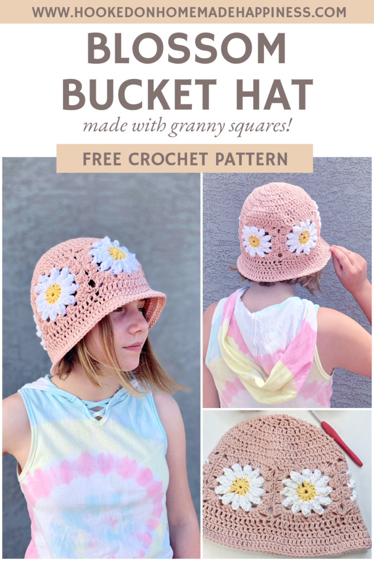 Blossom Bucket Hat Crochet Pattern Hooked On Homemade Happiness