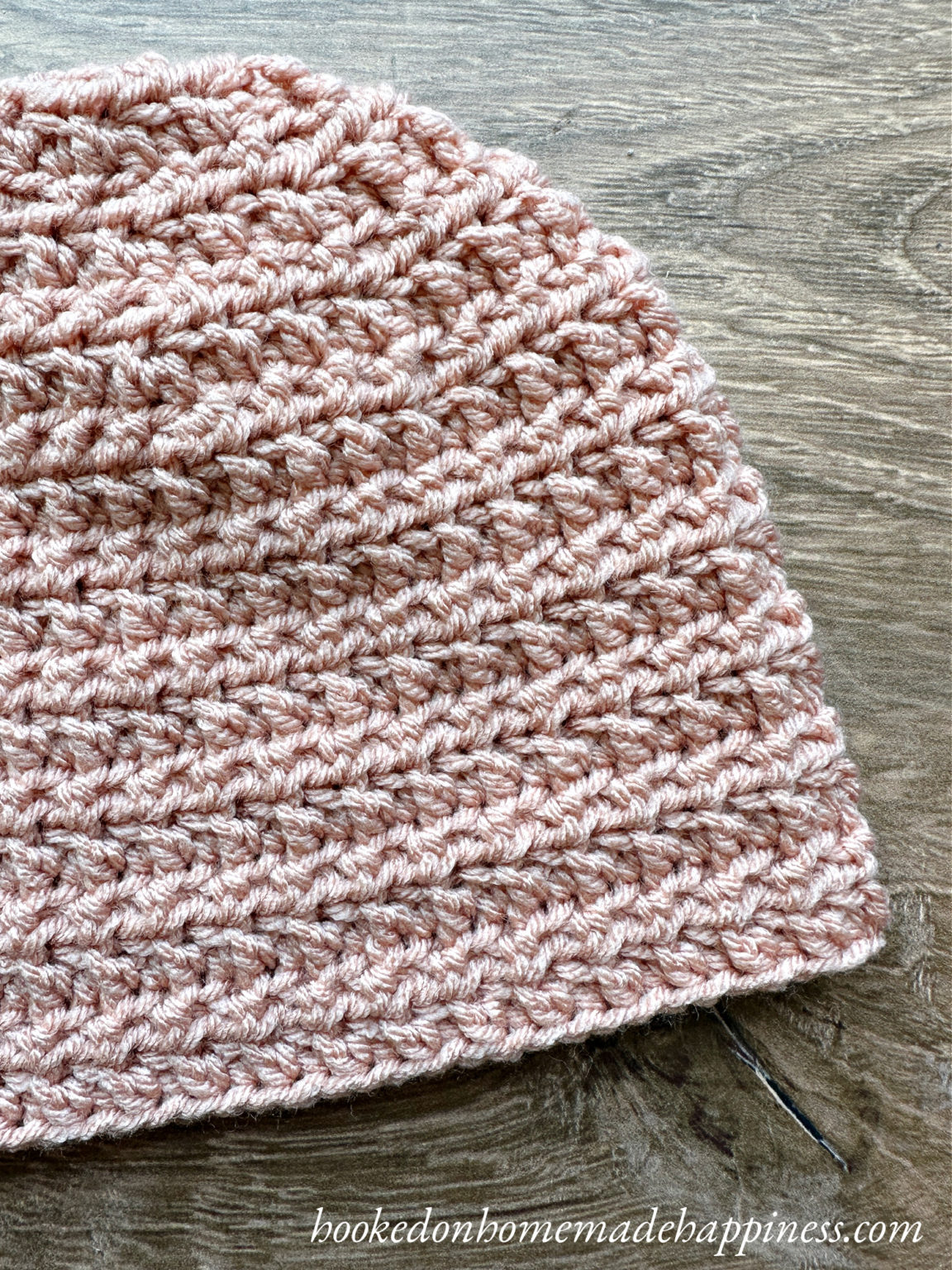 Grid Beanie Crochet Pattern Hooked On Homemade Happiness