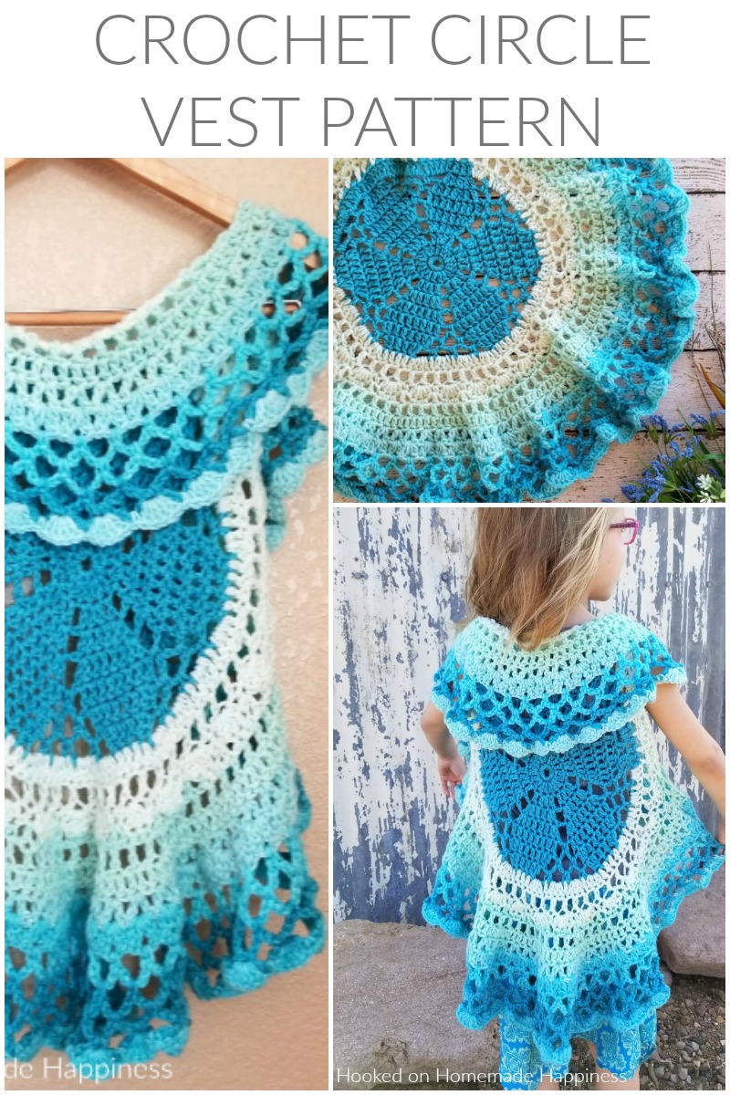 Crochet Circle Vest Pattern