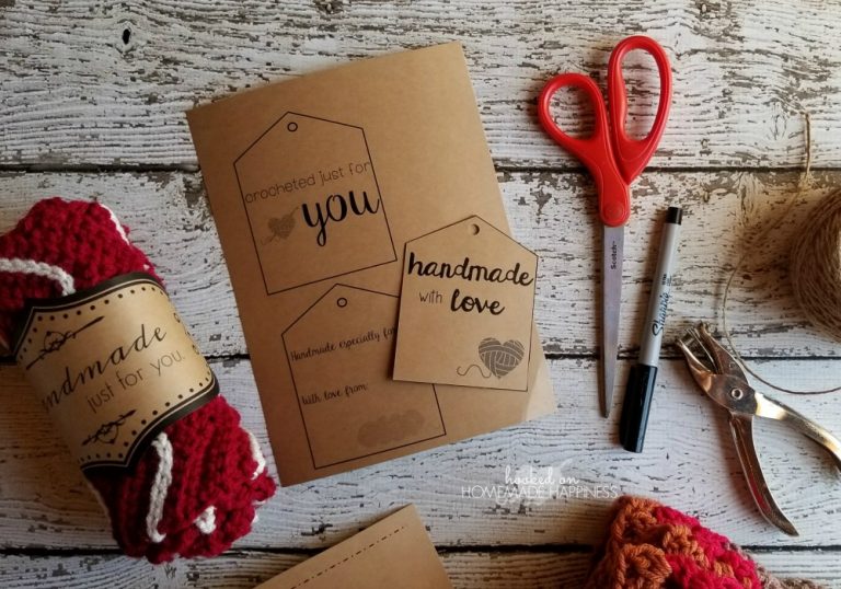 Free Printable Gift Tags - Hooked on Homemade Happiness