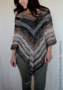 Desert Life Poncho - I named this Crochet Poncho Pattern the  #desertlife Poncho because this is about as cozy as we get here in the desert!