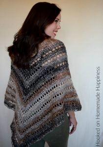 Desert Life Poncho - I named this Crochet Poncho Pattern the  #desertlife Poncho because this is about as cozy as we get here in the desert!