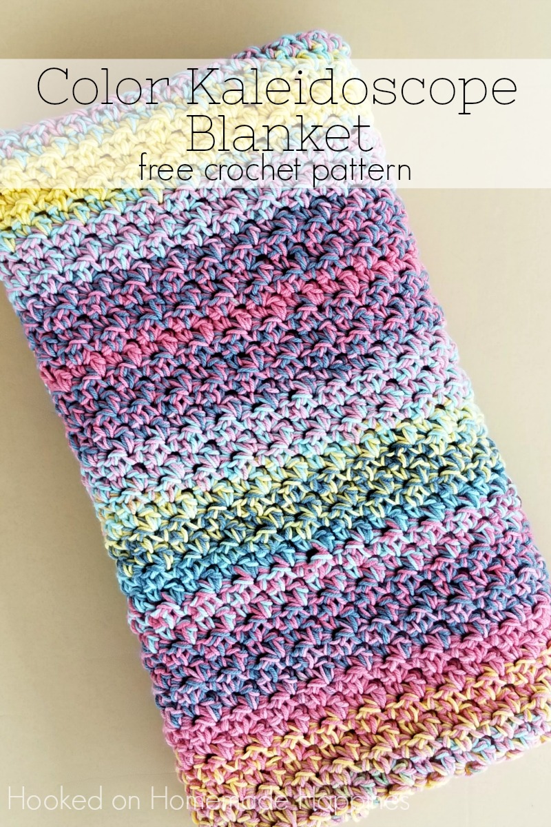 Color Kaleidoscope Blanket Crochet Pattern 4 