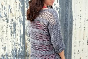 Simple Crochet Sweater Pattern - Making your own sweaters is easier than you might think! Just start with 2 rectangles and add some sleeves!