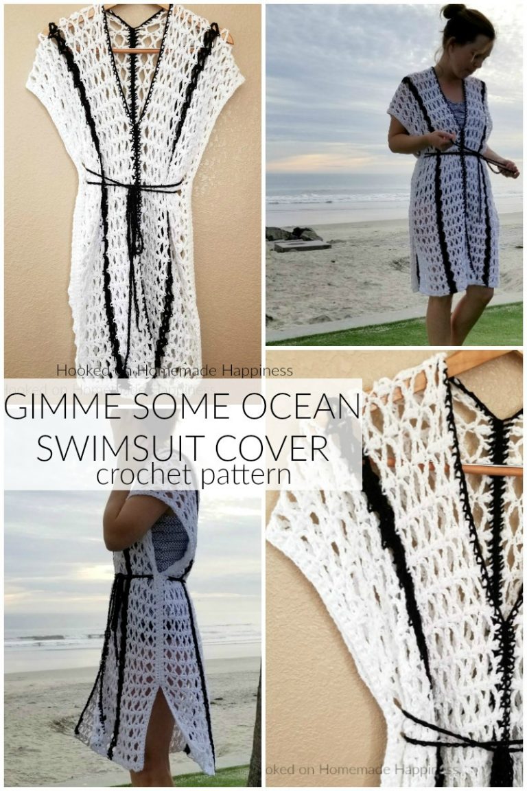 Gimme Some Ocean Crochet Swim Suit Cover Pattern - Hooked on Homemade ...