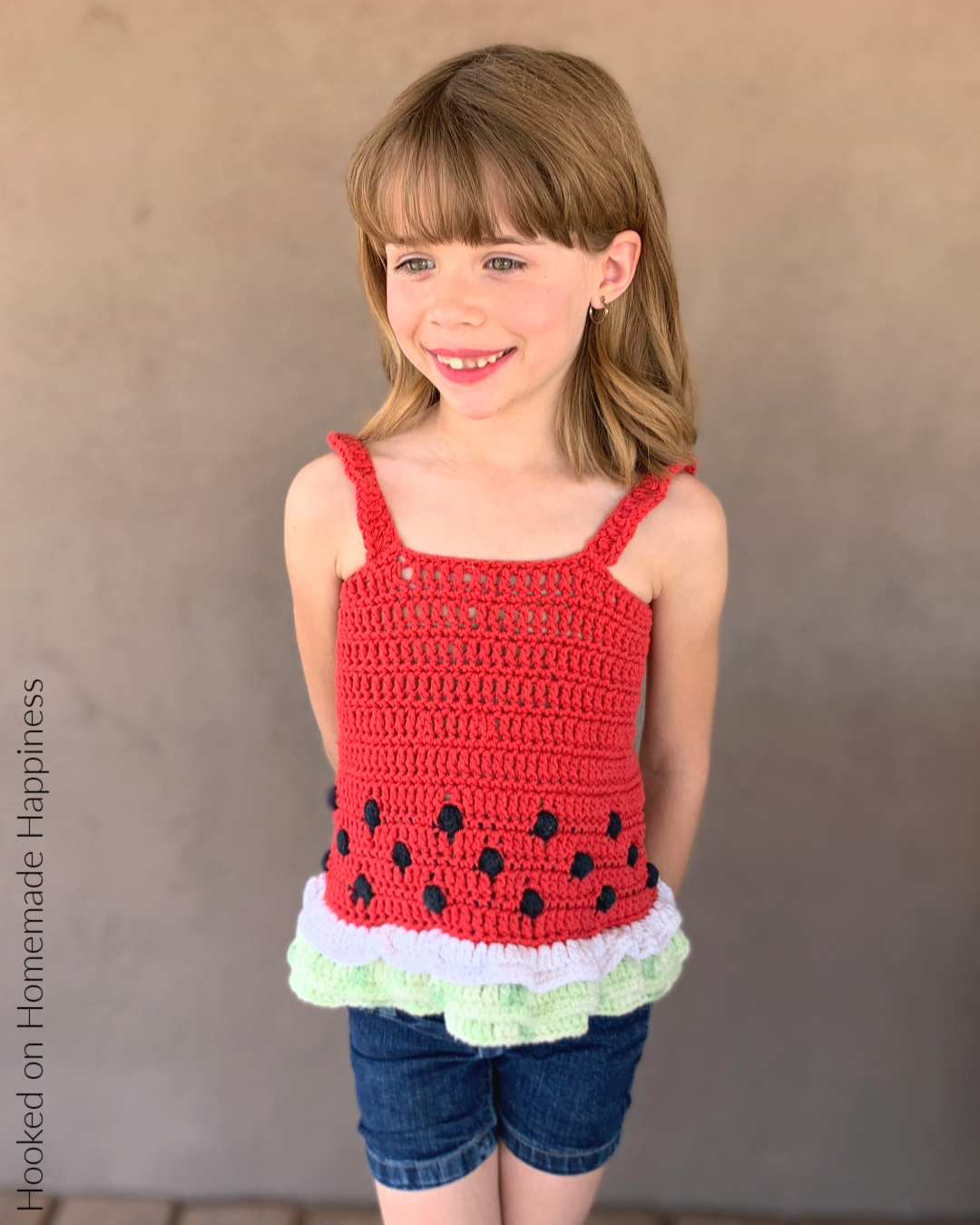 Watermelon Crochet Tank Top - Hooked on Homemade Happiness