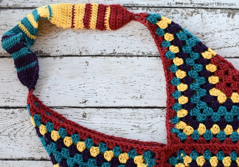 Hippie Sling Crochet Bag Pattern Hooked on Homemade Happiness