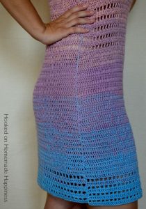 Crochet Sun Dress - Making this Crochet Sun Dress Pattern is much easier than you might think. It's 2 stitches & 2 sides sewn together. Grab you light weight 2 yarn and let's get started!