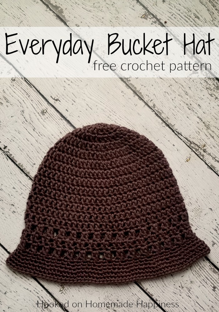 Everyday Crochet Bucket Hat Pattern (Crochet Along for a Cause