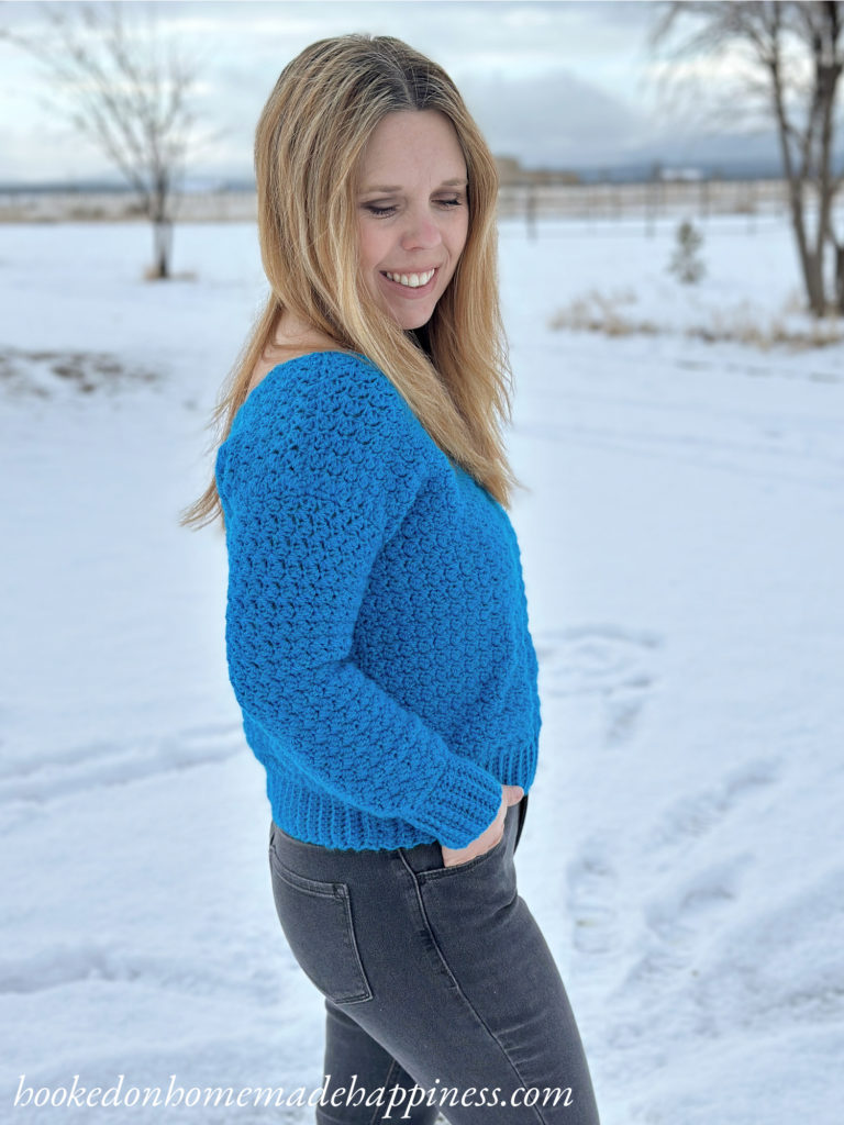 Cozy Cropped Sweater Crochet Pattern