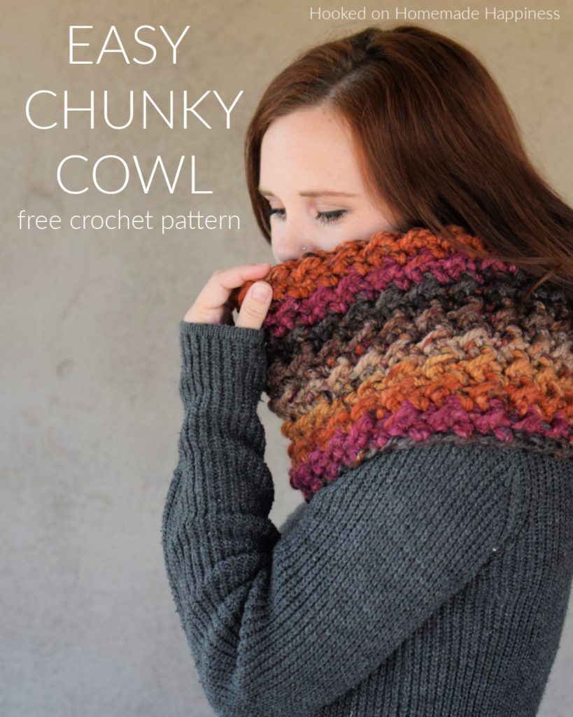 crochet chunky cowl