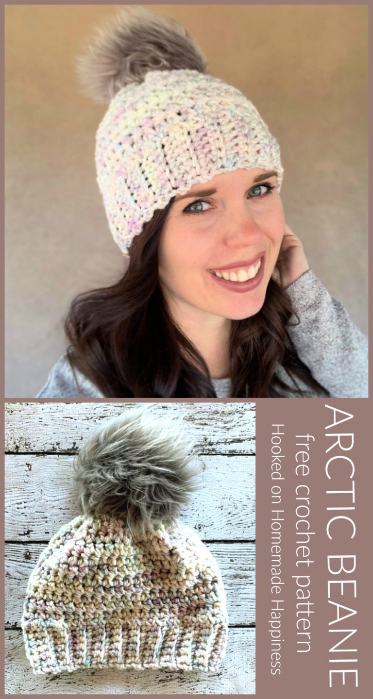 Arctic Beanie Crochet Pattern - Hooked on Homemade Happiness