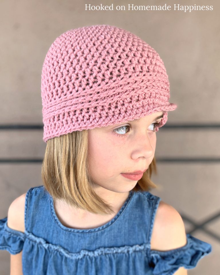 Kid's Vintage Hat Crochet Pattern (CAL for a Cause) Hooked on