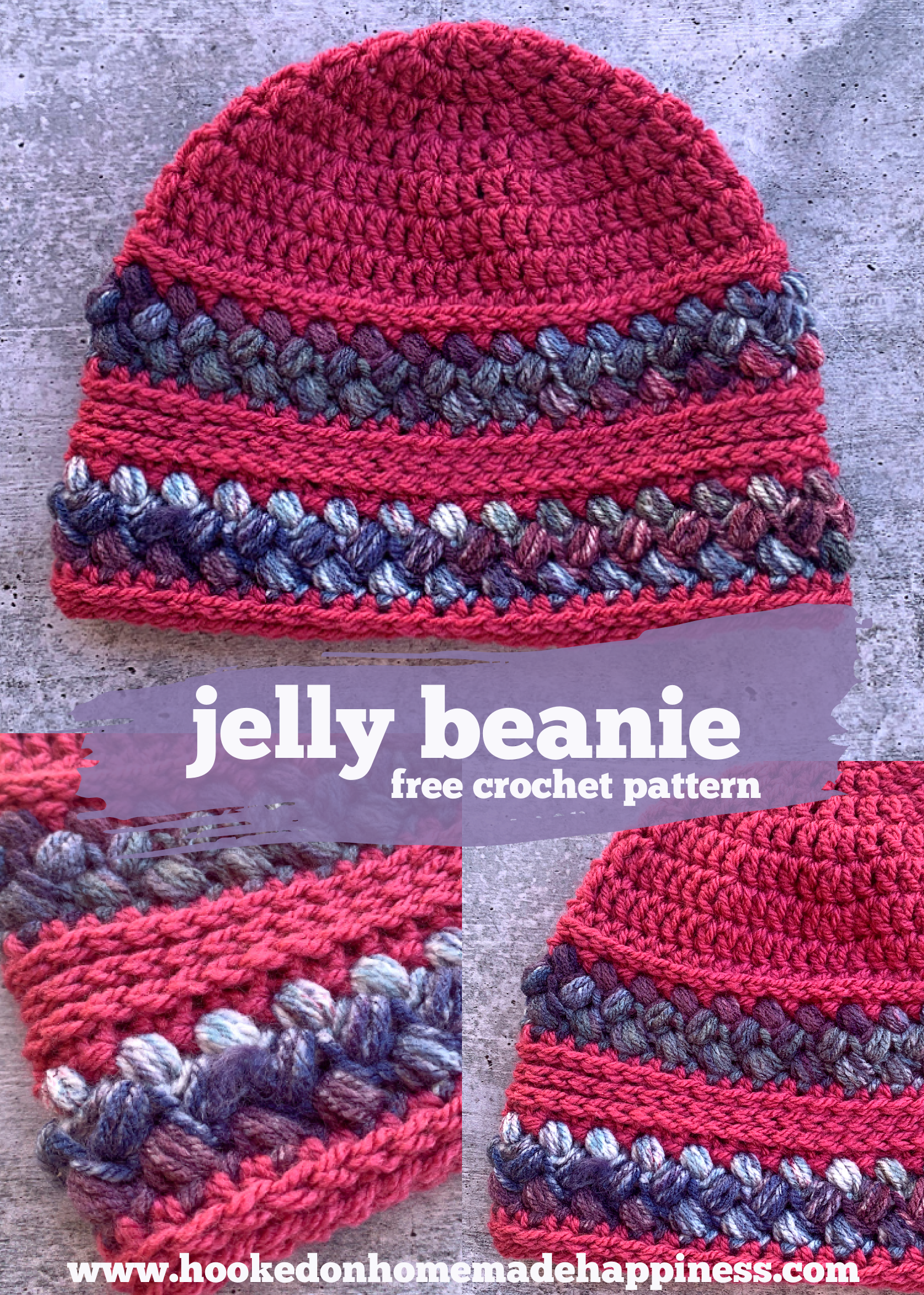 Jelly Beanie Crochet Pattern Cal For A Cause Hooked On Homemade