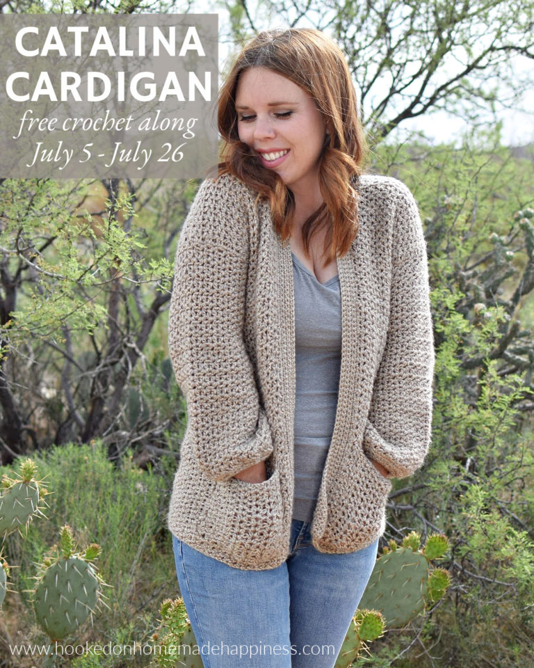 Catalina Cardigan Crochet Pattern CAL - Part 3 - Hooked on Homemade