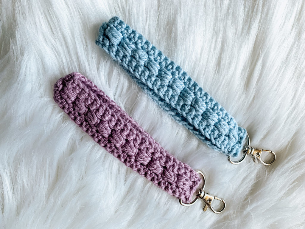 Garnet Bead Keychain Crochet Pattern by Violet Loops (Guest