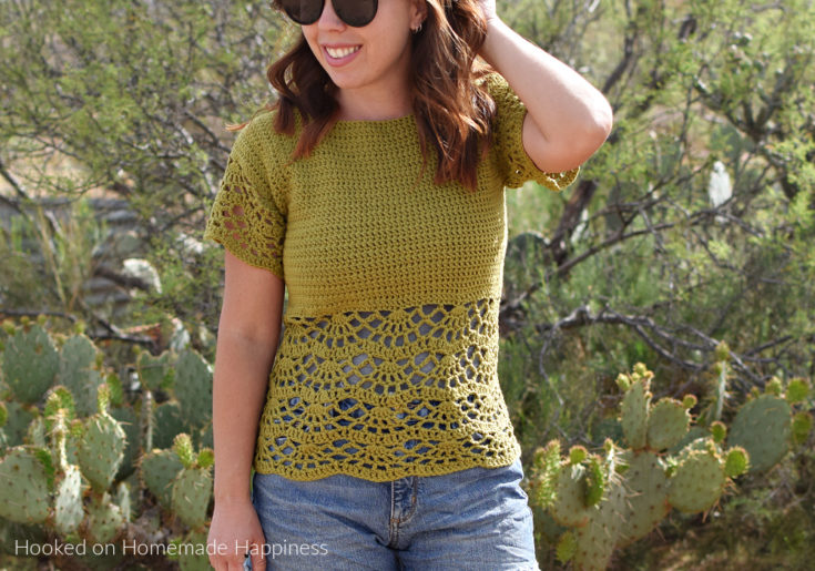 Bahama Blouse Crochet Pattern - Hooked on Homemade Happiness