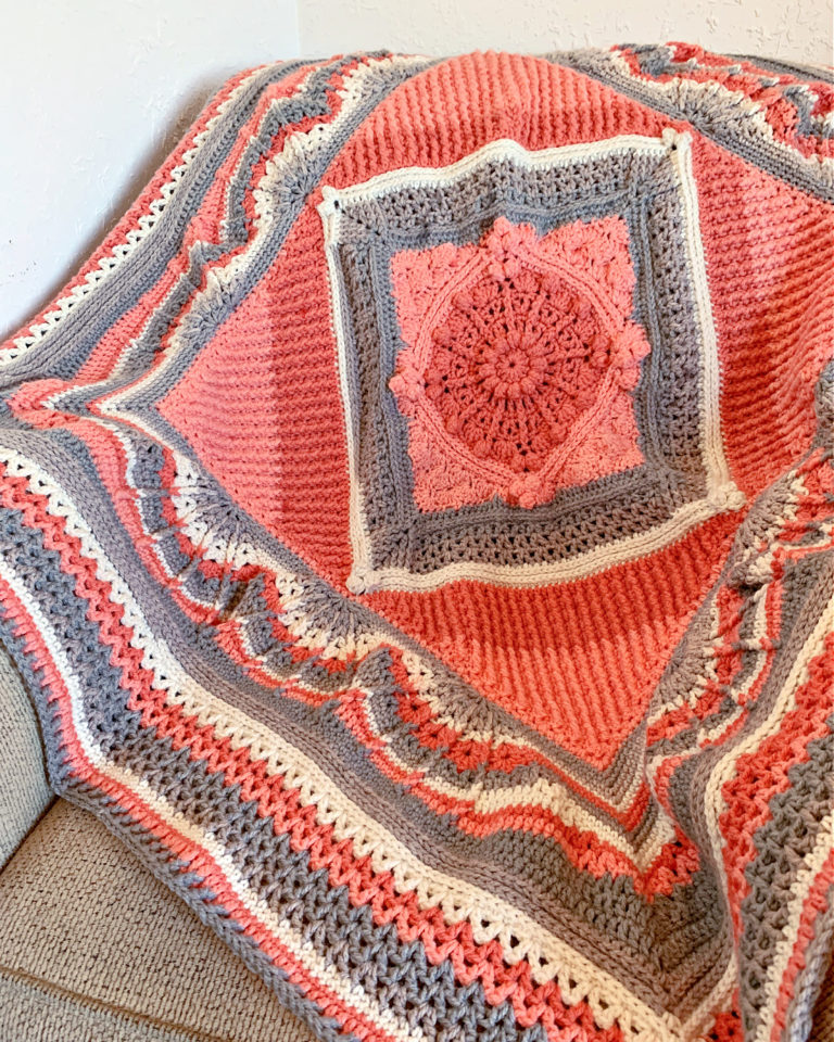 Mandala Blanket Crochet Along Part 1 Hooked On Homemade Happiness 3421