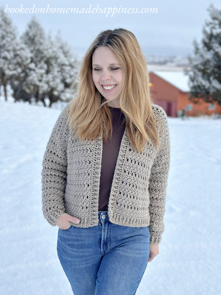 Cluster Cardigan Crochet Pattern