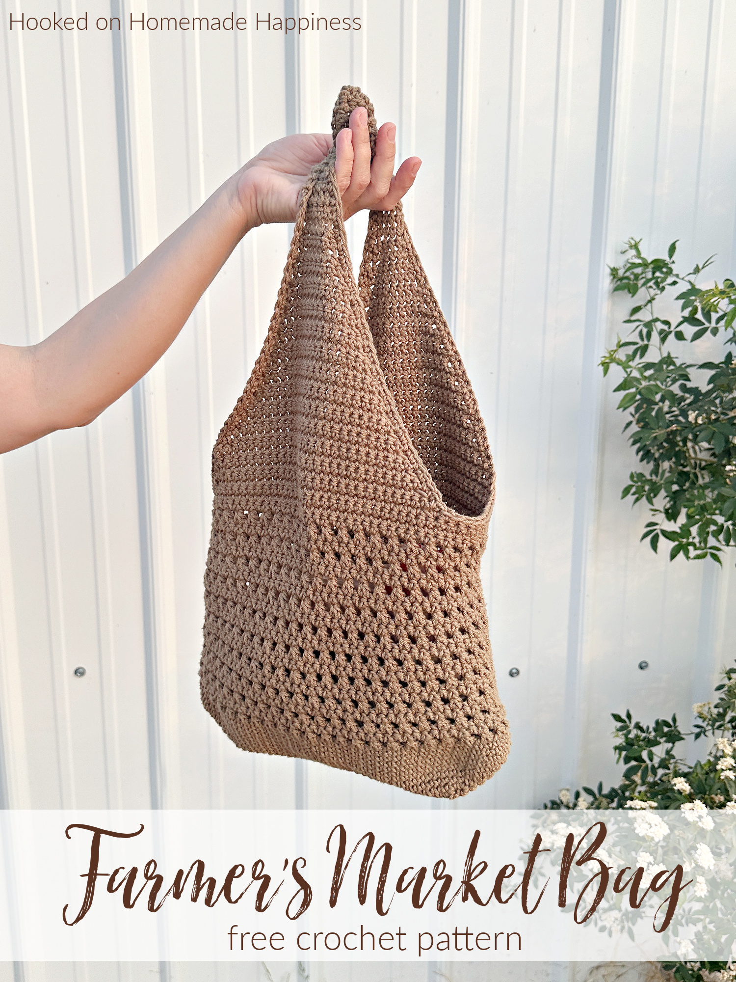 Farmer's Market Bag Crochet Pattern Hooked on Homemade Happiness