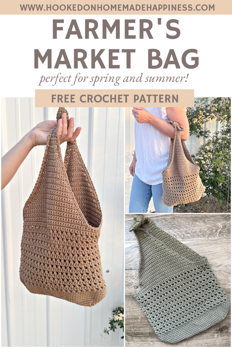 Farmer's Market Bag Crochet Pattern Hooked on Homemade Happiness