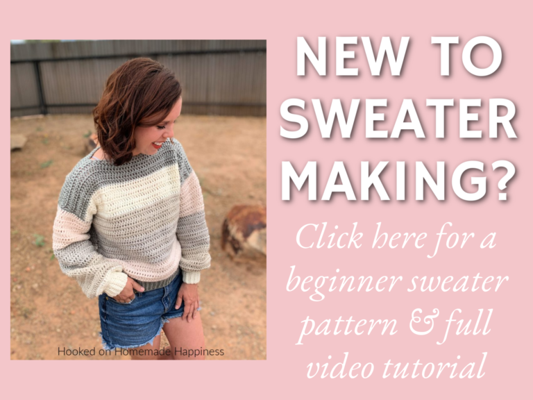 That 70's Sweater Crochet Pattern - Hooked on Homemade Happiness