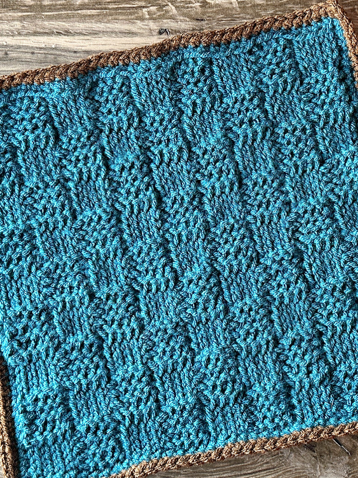 Tunisian Basketweave Stitch (Tunisian Stitch Scrapghan – Part 12 ...