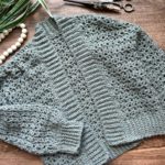 Easy Lace Cardigan Crochet Pattern - Hooked on Homemade Happiness