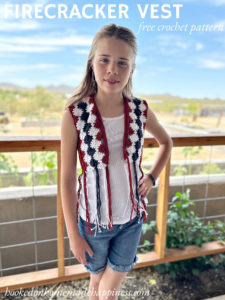 Kid's Firecracker Vest Crochet Pattern