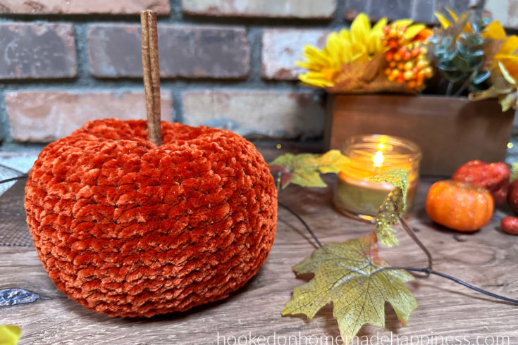 Easy Velvet Pumpkin Crochet Pattern