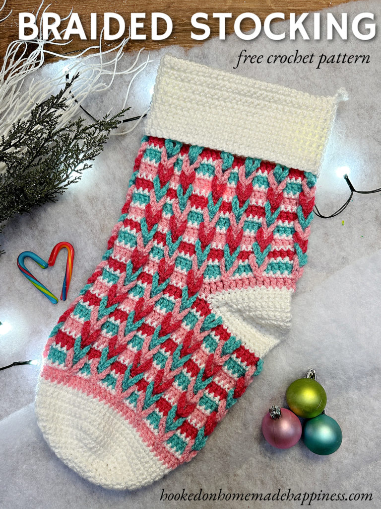 Braided Stocking Crochet Pattern