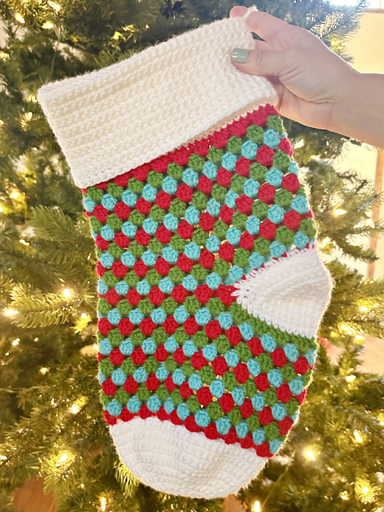 Granny Christmas Stocking Crochet Pattern