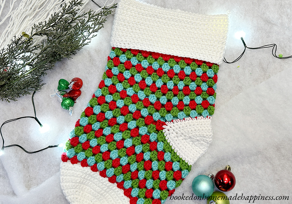 Granny Christmas Stocking Crochet Pattern