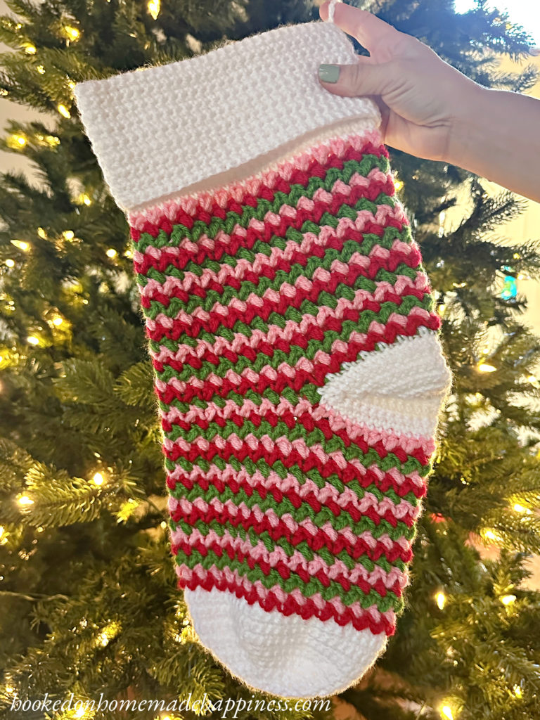 Mini Bean Christmas Stocking Crochet Pattern