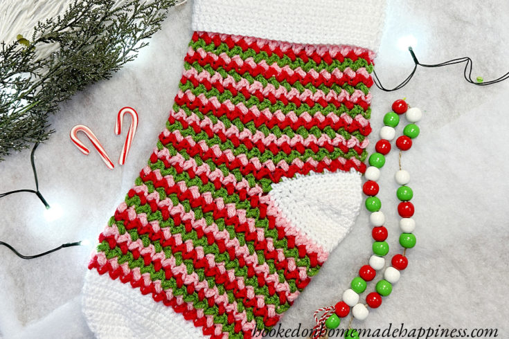 Mini Bean Christmas Stocking Crochet Pattern