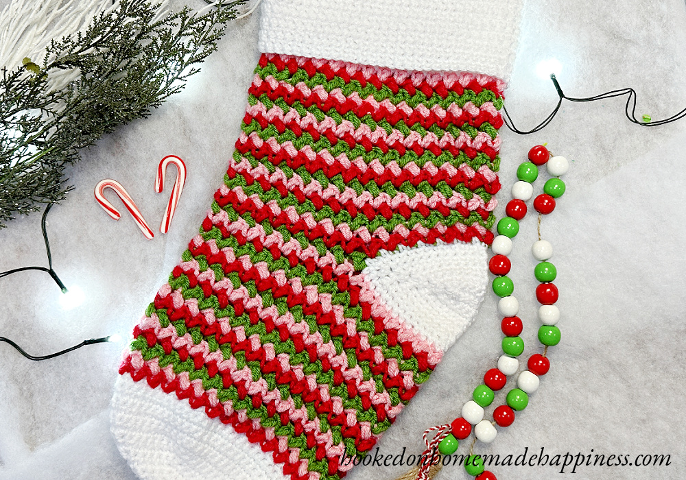 Mini Bean Christmas Stocking Crochet Pattern