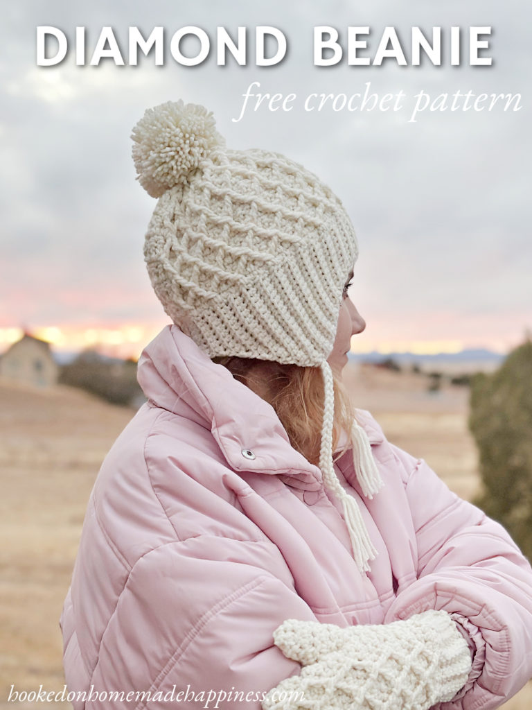 Diamond Beanie Crochet Pattern