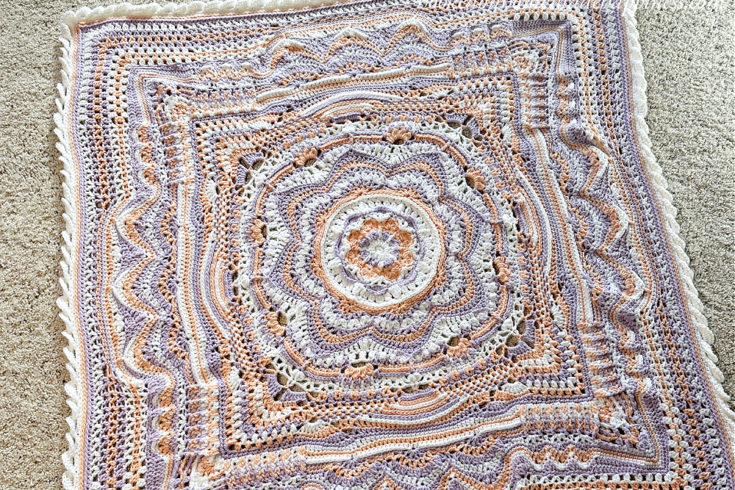 Mandala Blanket Crochet Pattern