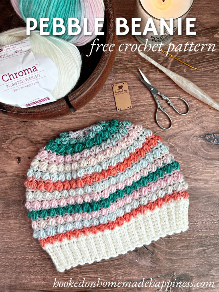 Pebble Beanie Crochet Pattern