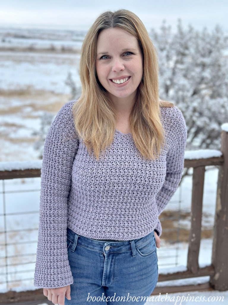 Textured Pullover Free Crochet Pattern