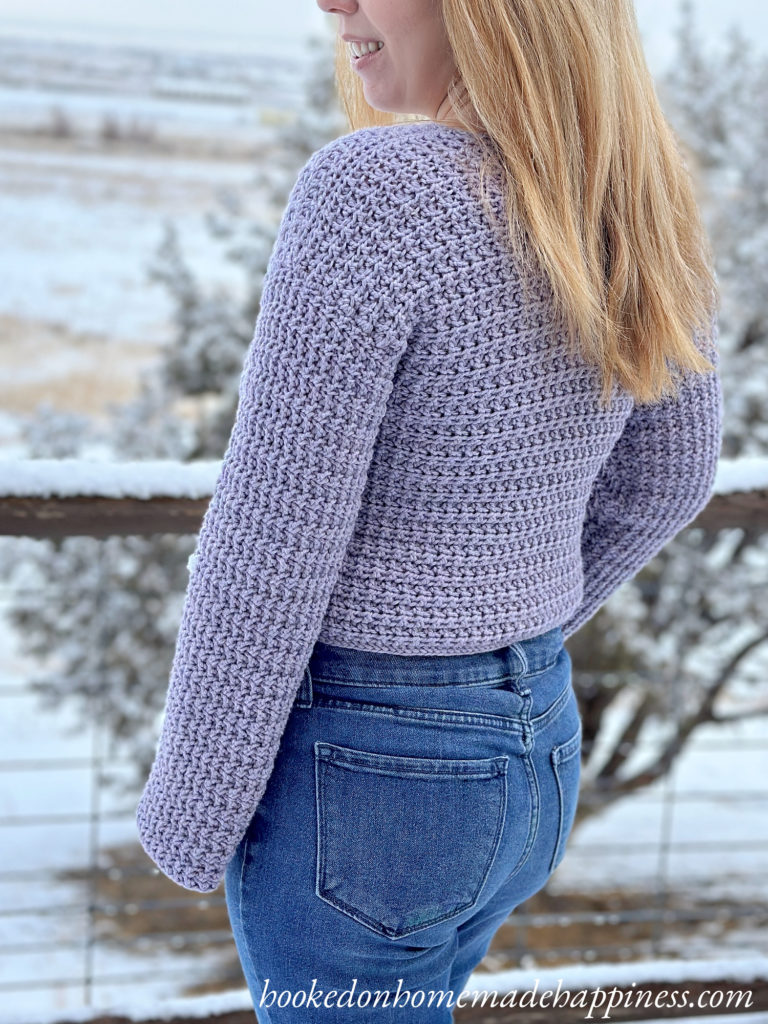 Textured Pullover Free Crochet Pattern